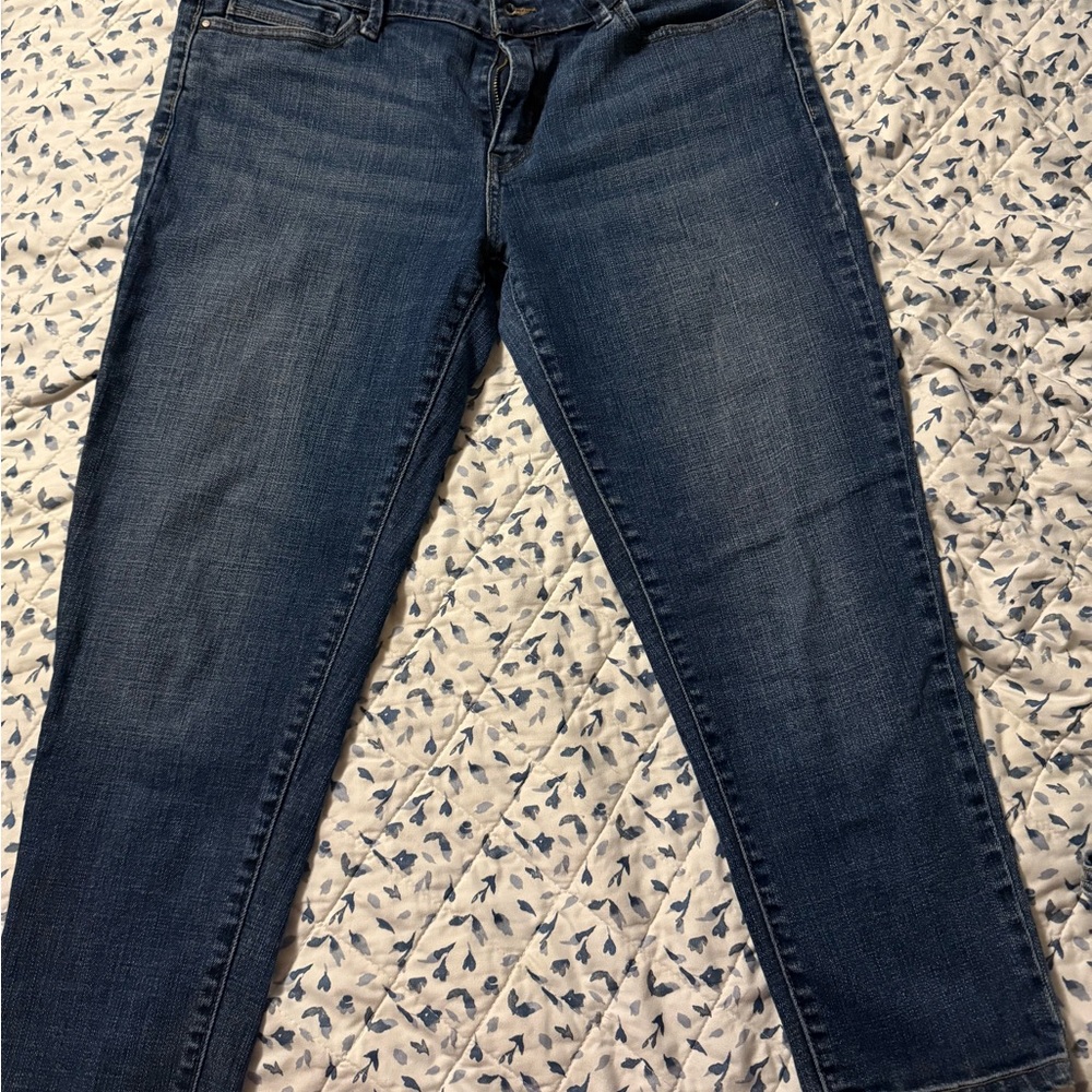 Levi's Dark Blue Straight Leg Women's Jeans